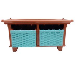 Fisher Price 2005 Loving Family Doll House Nursery Baby Room Chest Toy Box